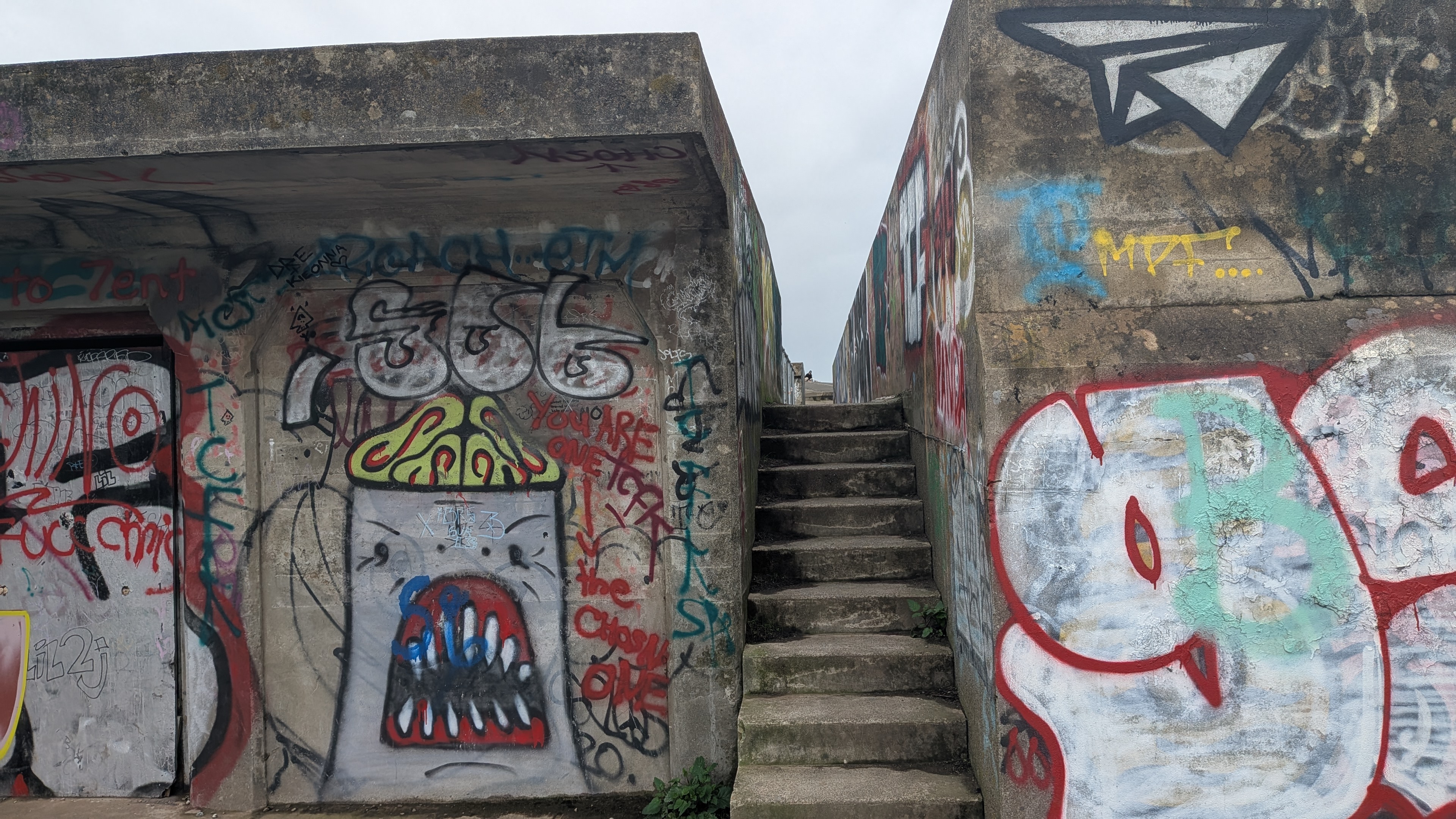 graffiti bunkers